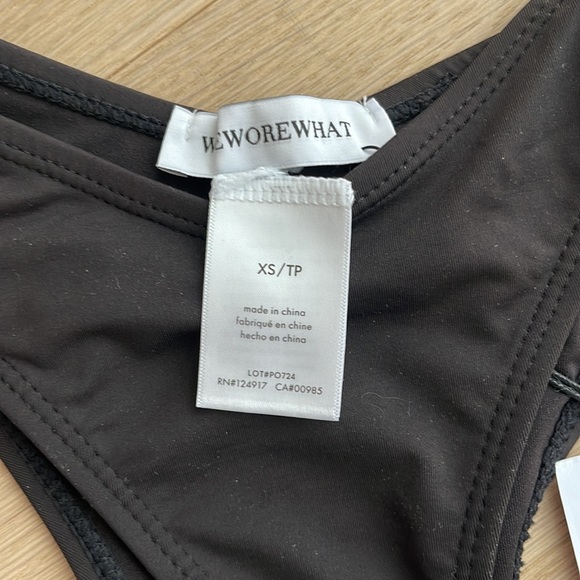 WeWoreWhat Delilah Black Swim Bottom - Picture 3 of 6
